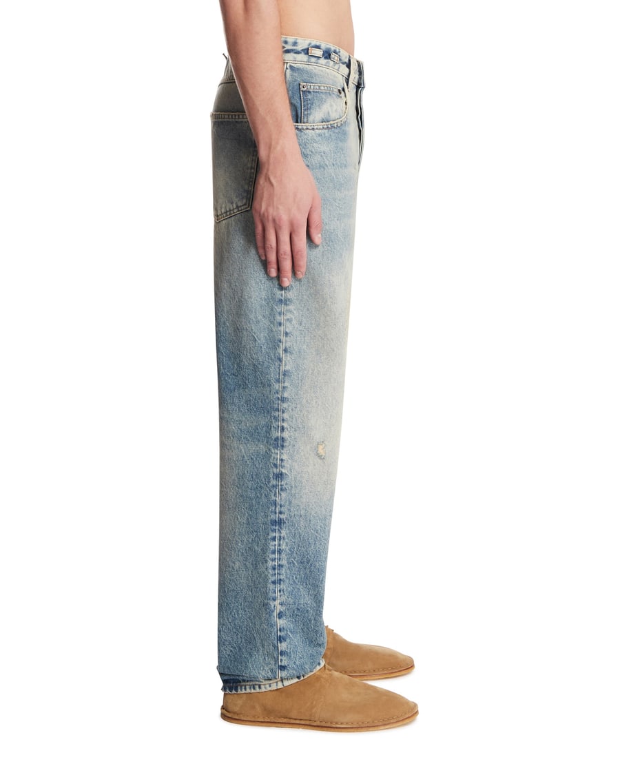 DARKPARK Jeans A 5 Tasche Blu, view 4