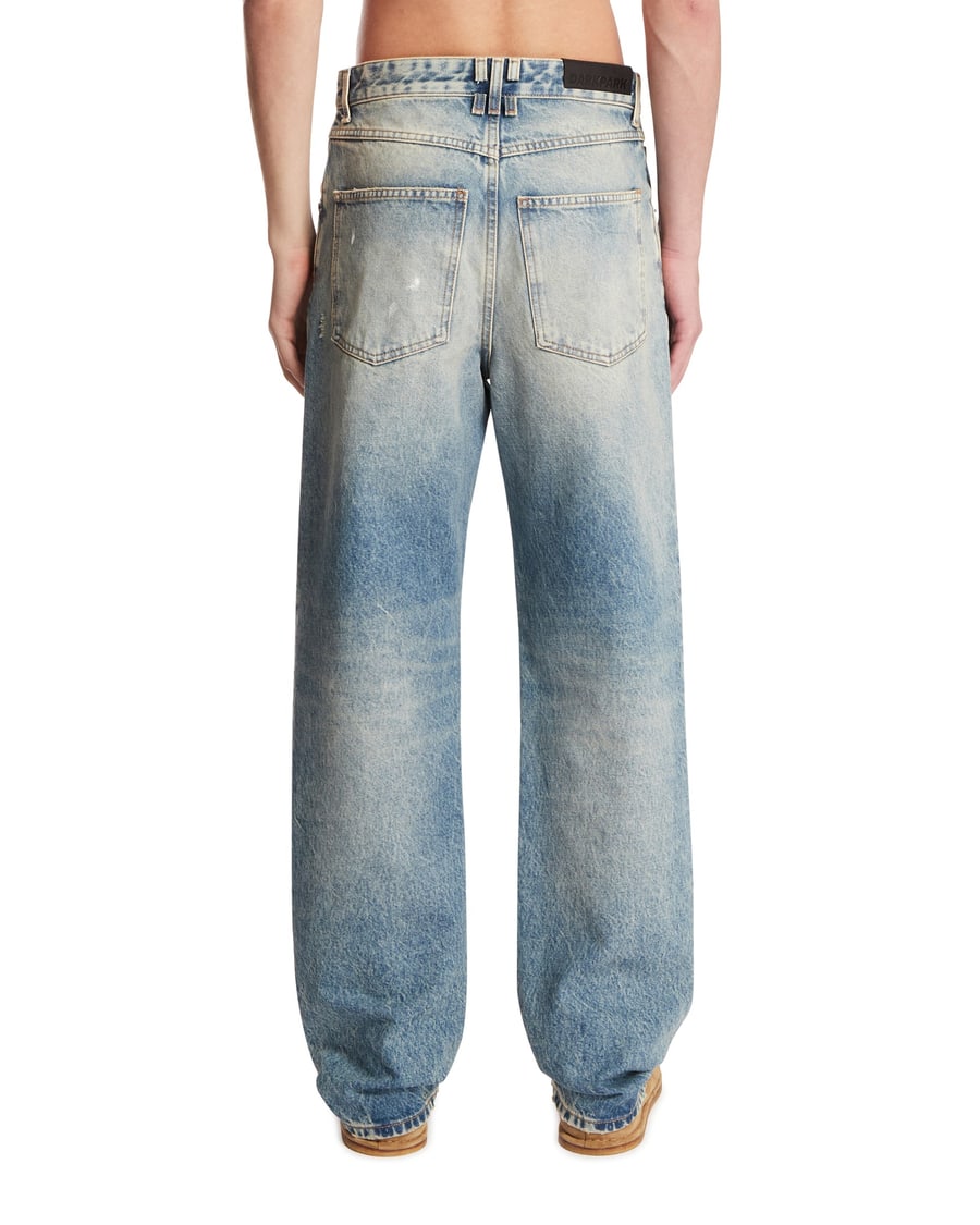 DARKPARK Jeans A 5 Tasche Blu, view 5