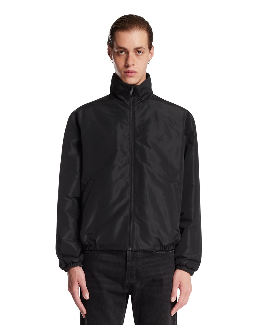 Saint Laurent Giacca A Vento Nera