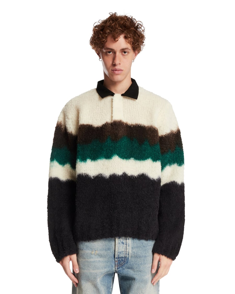 SACAI Maglione In Misto Lana Nero