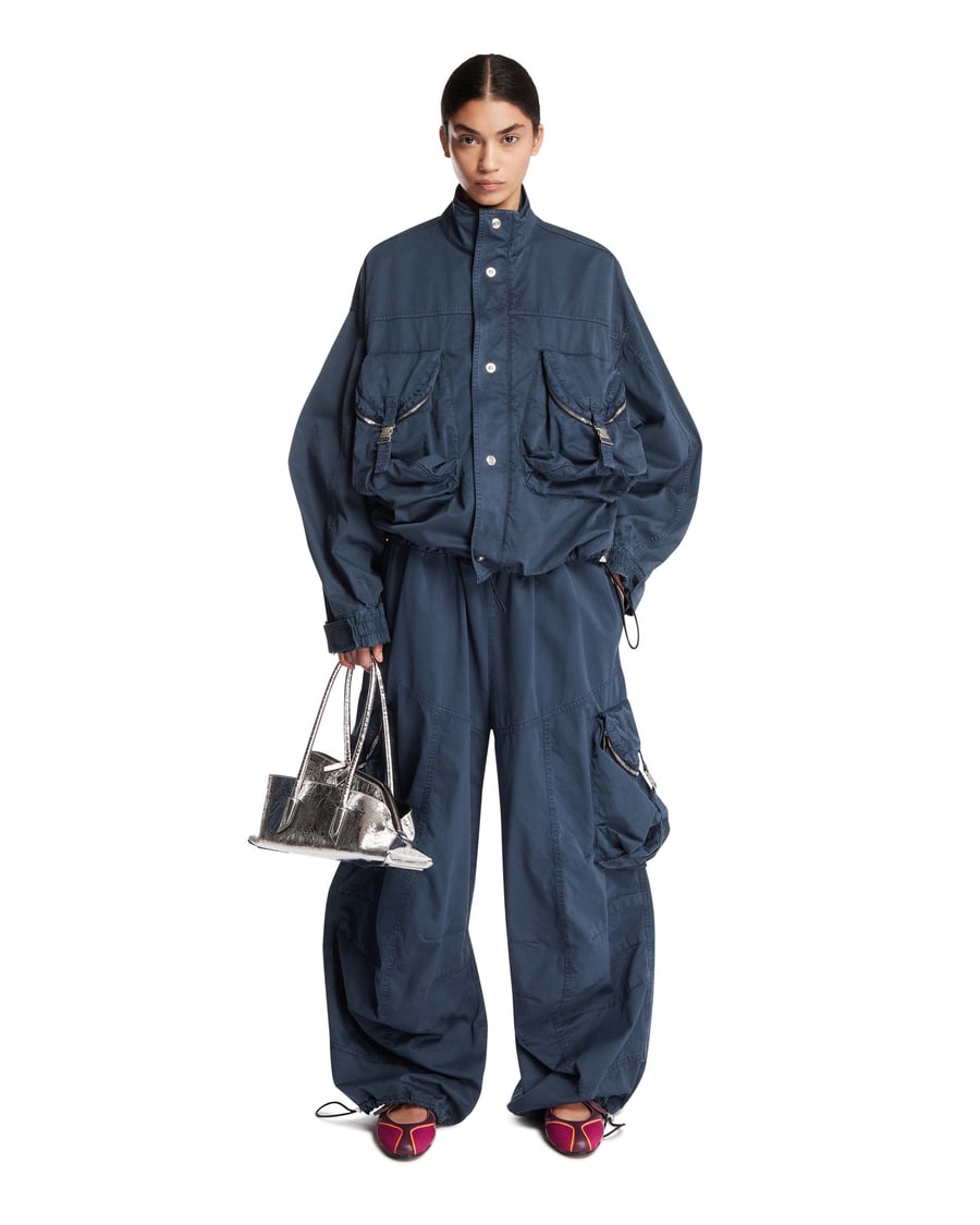 The Attico Bomber Washed Blu, view 3