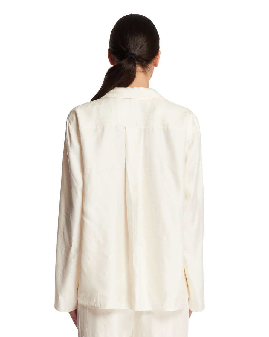 Toteme Top Monogram Bianco, view 5