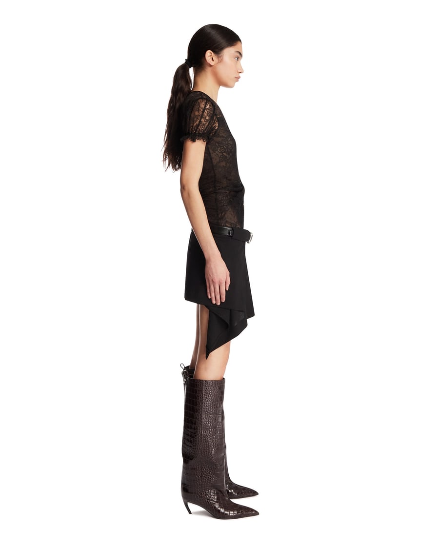 The Attico Top In Pizzo Nero, view 4
