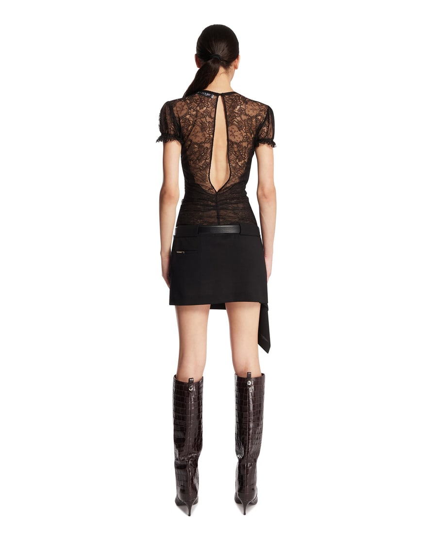 The Attico Top In Pizzo Nero, view 5