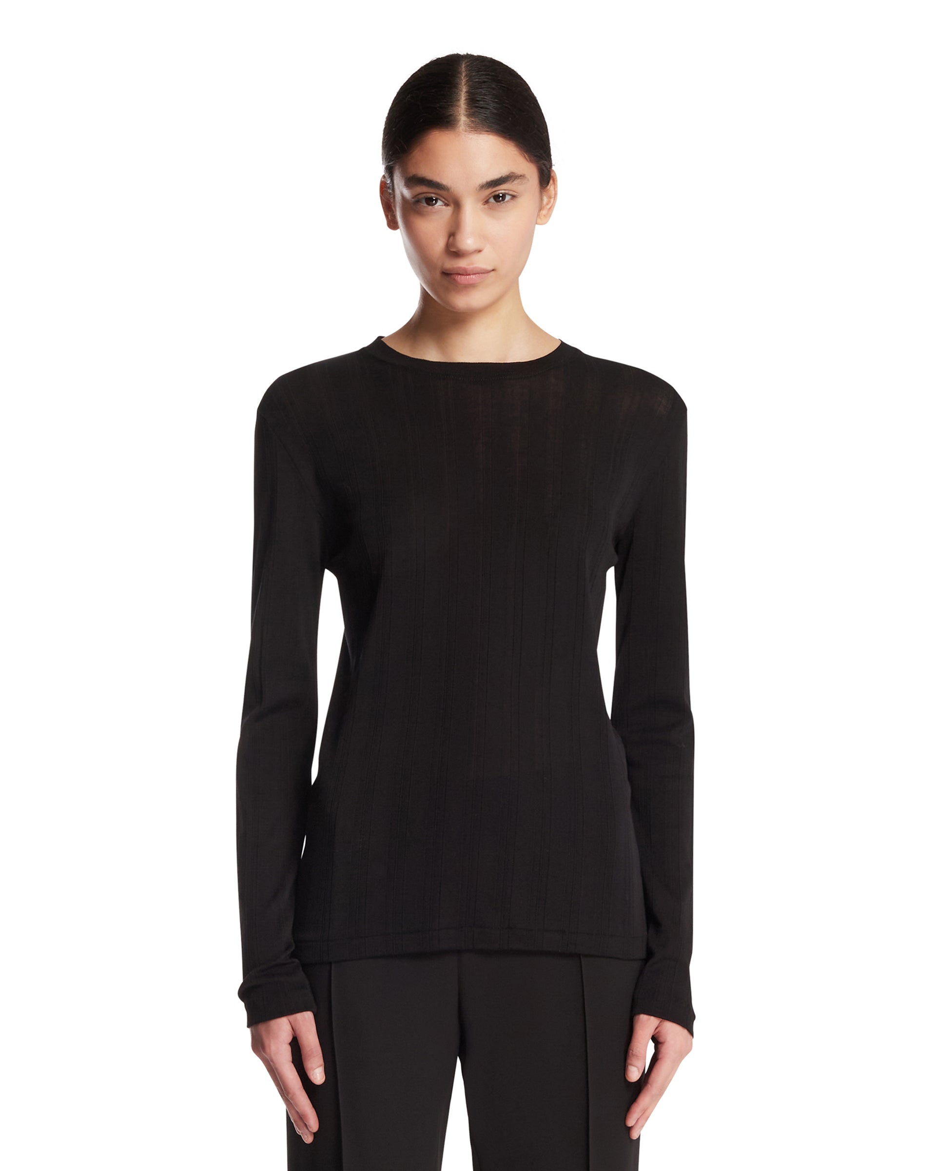 The Row T-Shirt Dantea In Cotone Nera