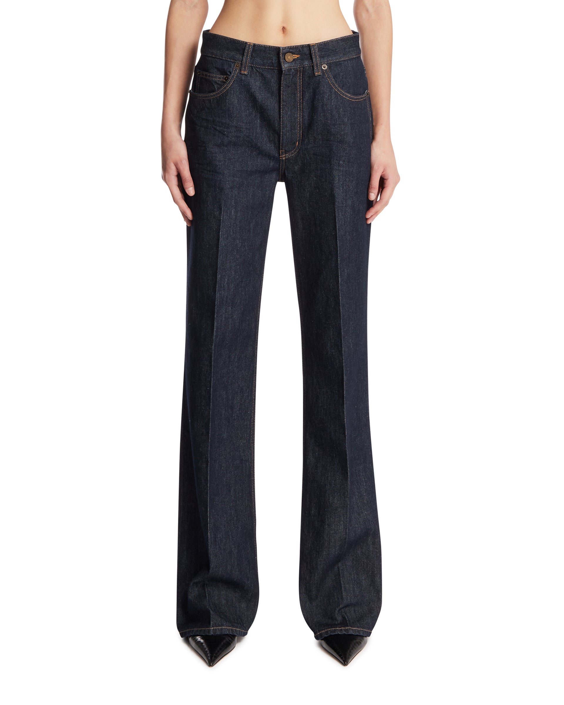 Saint Laurent Jeans Anni 70 Blu Scuri