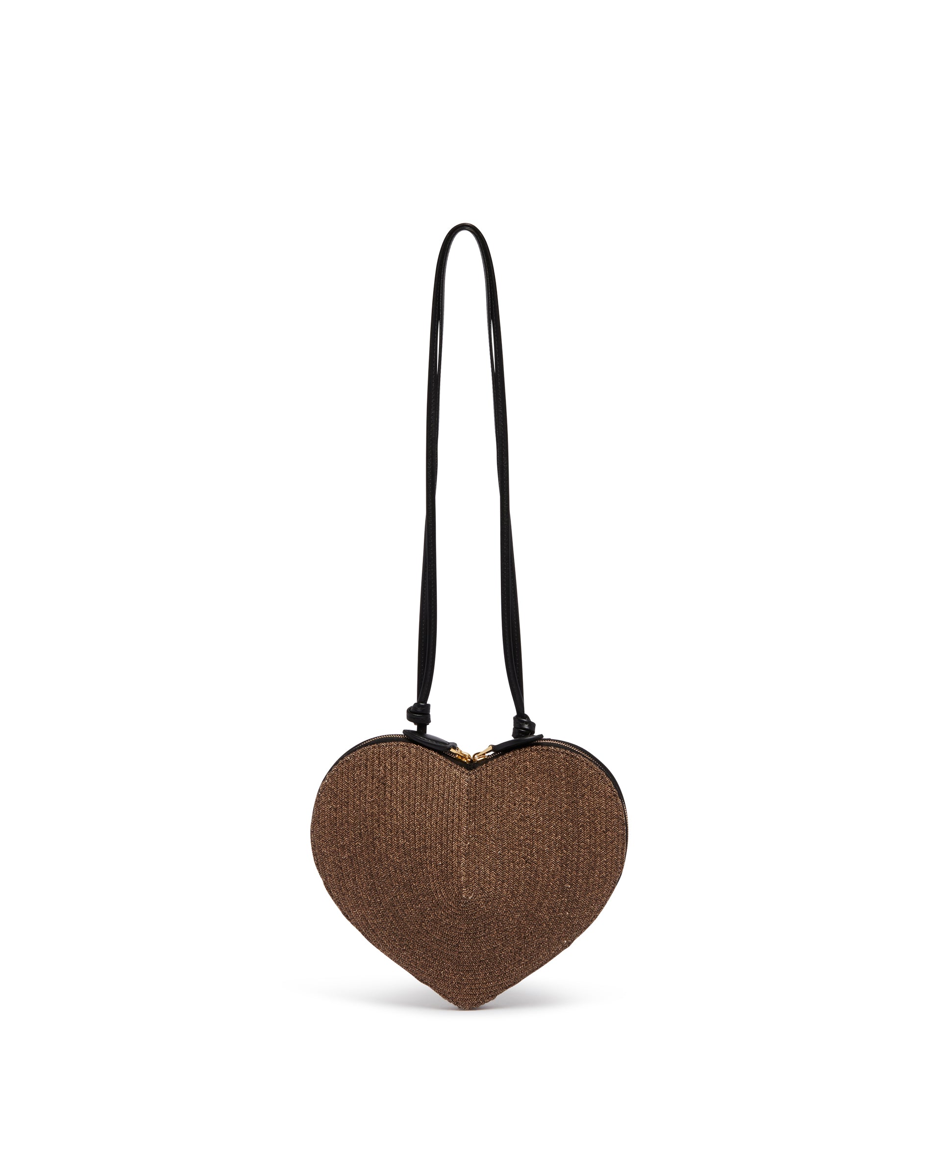 Alaïa Borsa Le Coeur In Cannucce Di Carta Marrone