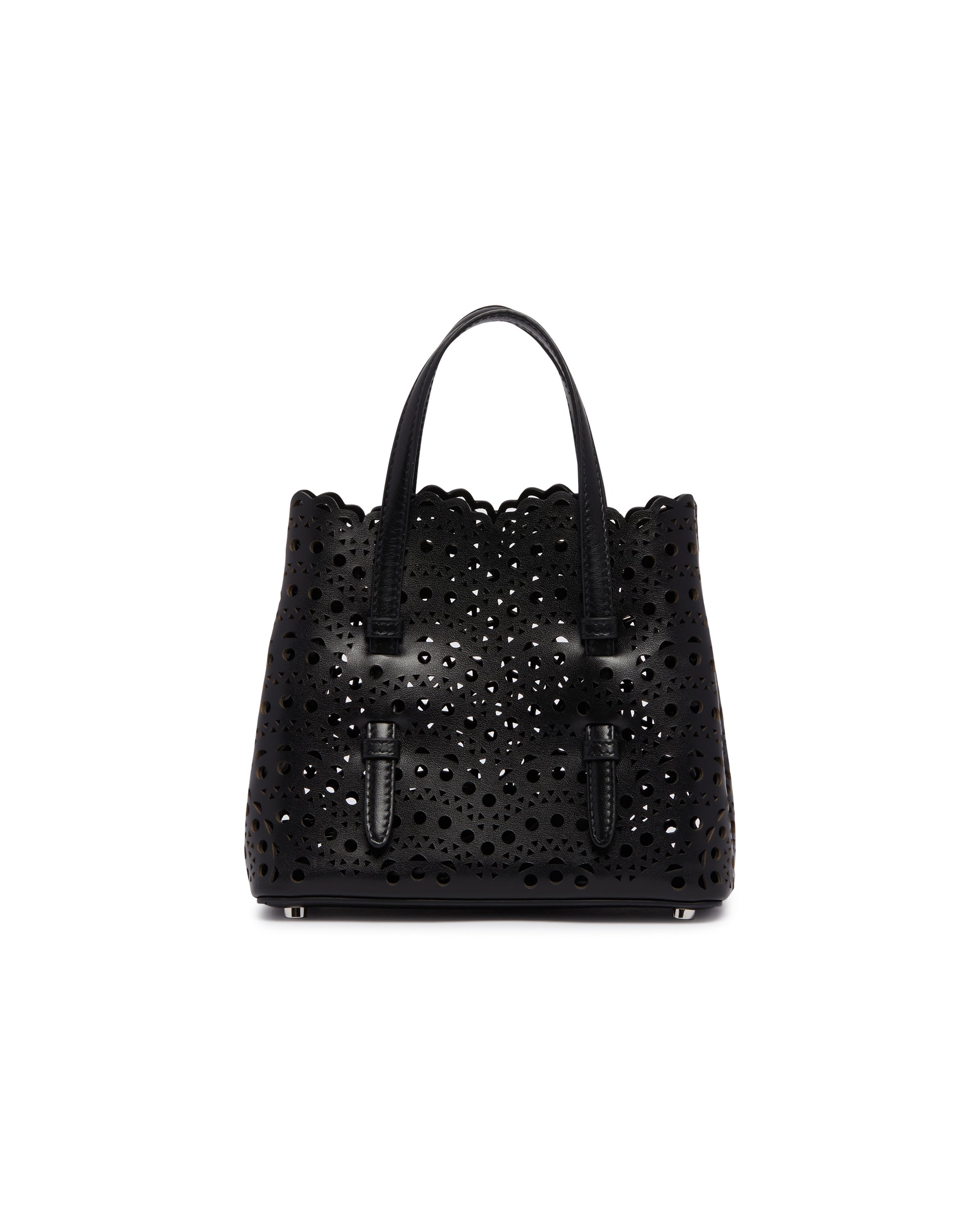 Alaïa Borsa Mina 20 In Pelle Nera, view 2