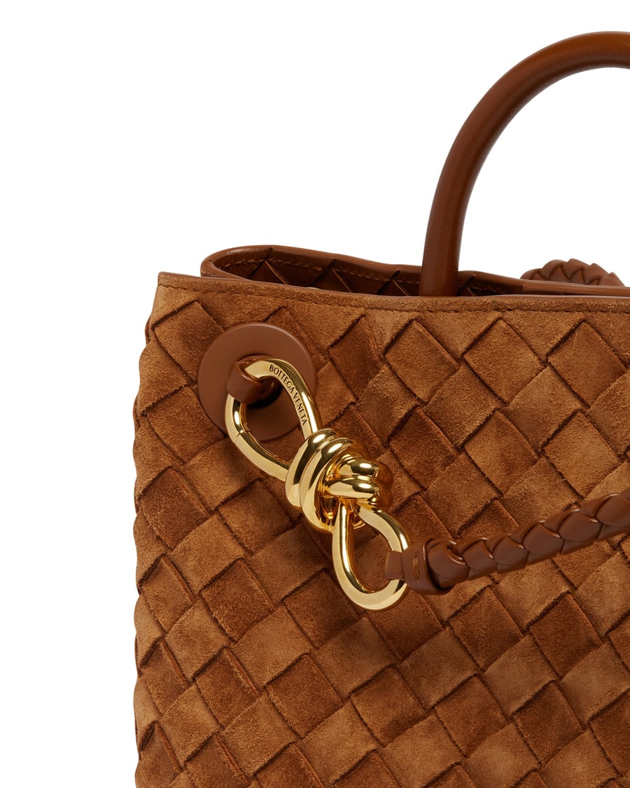 Bottega Veneta Borsa Andiamo Piccola Marrone, view 4