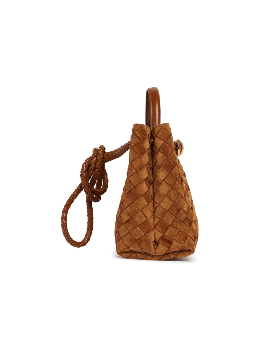 Bottega Veneta Borsa Andiamo Piccola Marrone, view 5