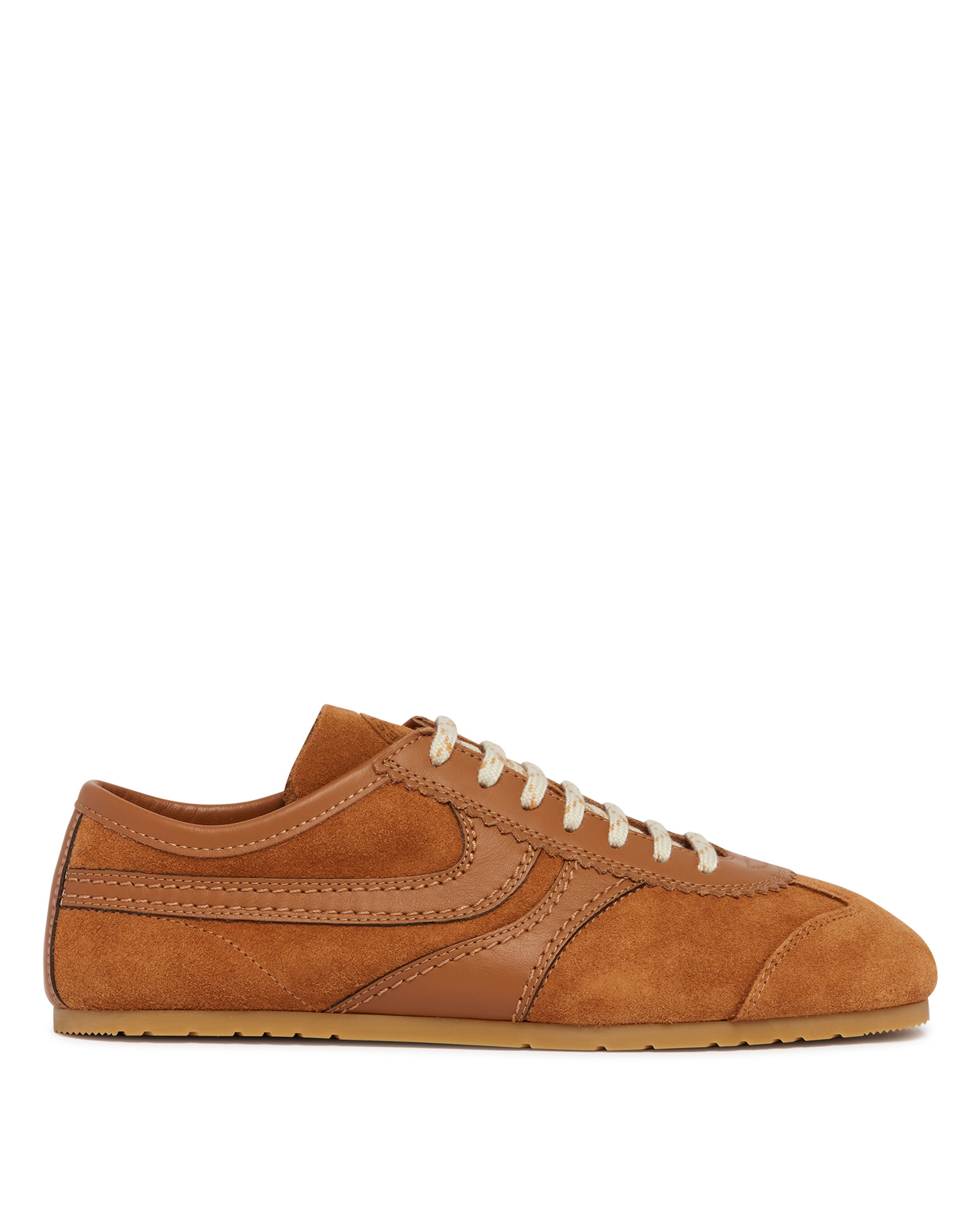 Dries Van Noten Sneakers In Suede Marroni