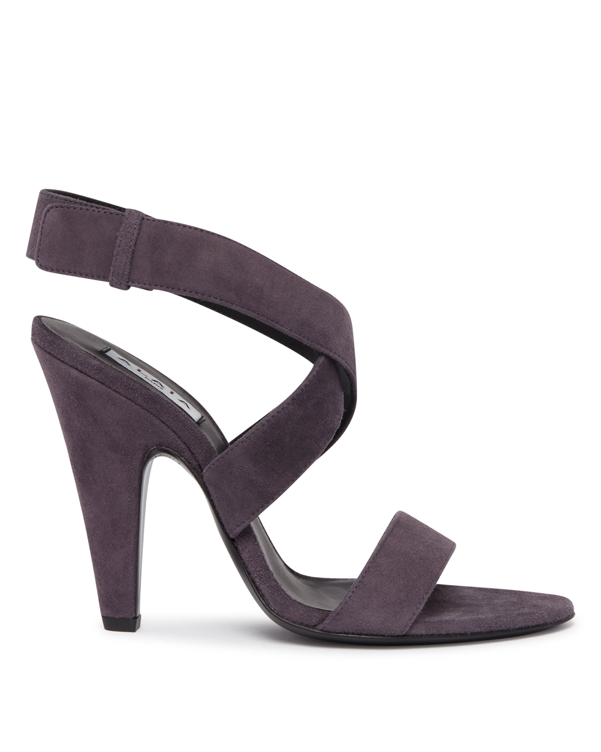 Alaïa Sandali Cone In Suede Grigi