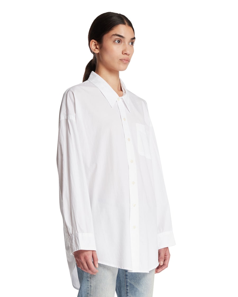 R13 Camicia In Cotone Bianca, view 2