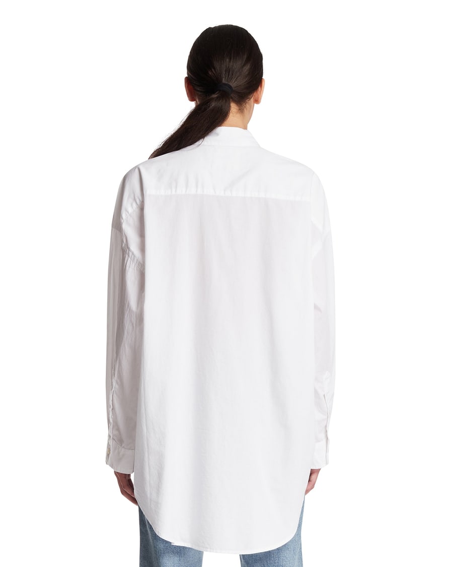 R13 Camicia In Cotone Bianca, view 5