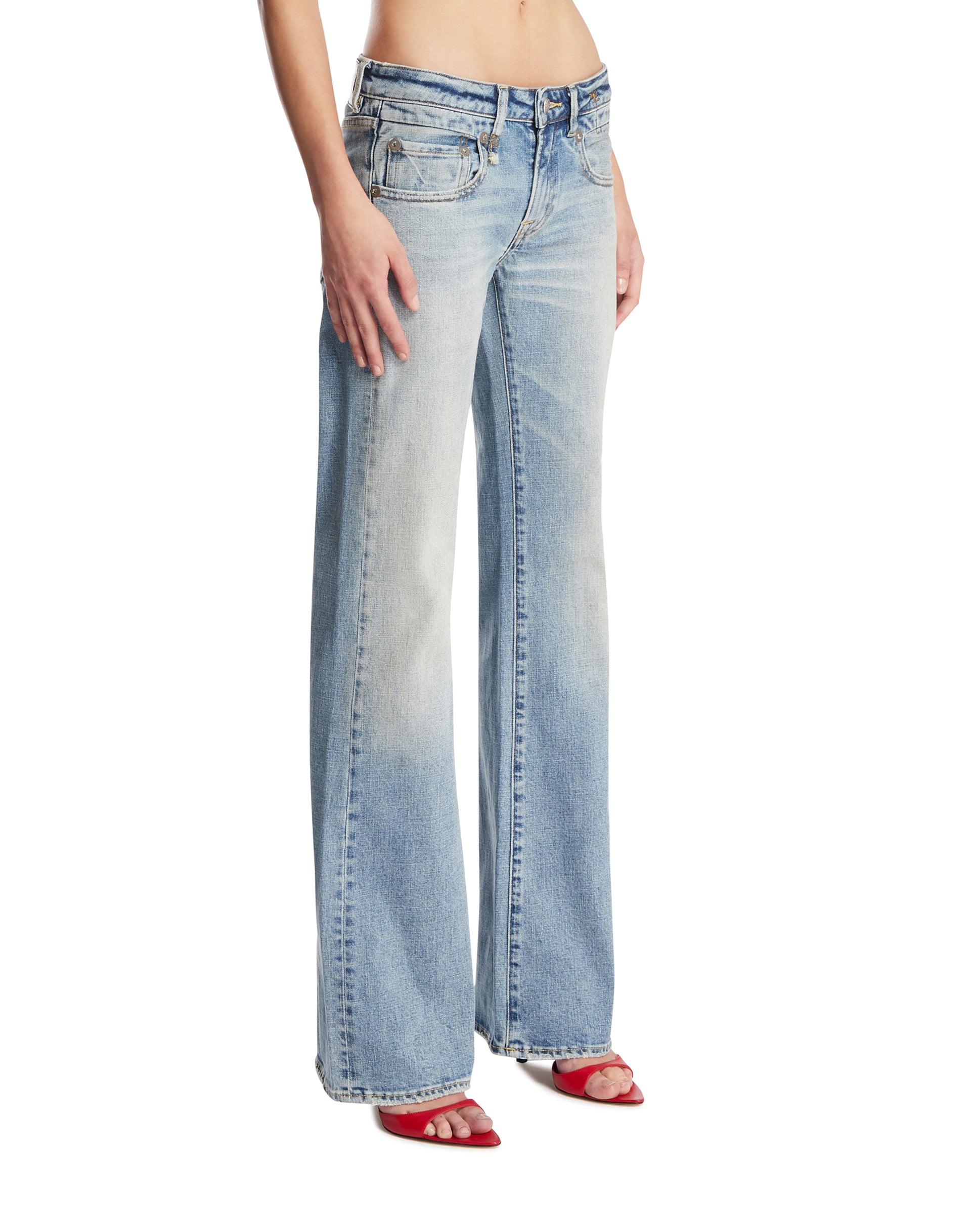 R13 Jeans Charlotte Blu, view 2