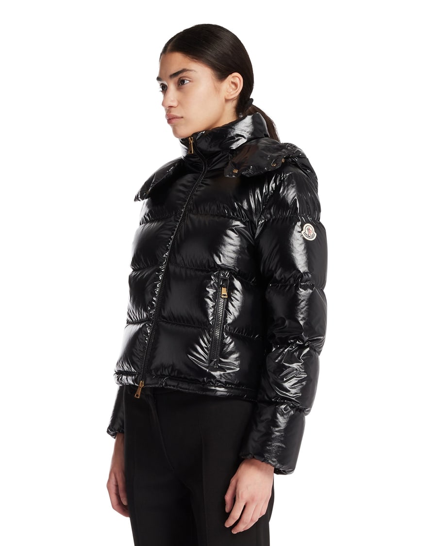 Moncler Piumino Corto Niveole In Nylon Nero, view 2