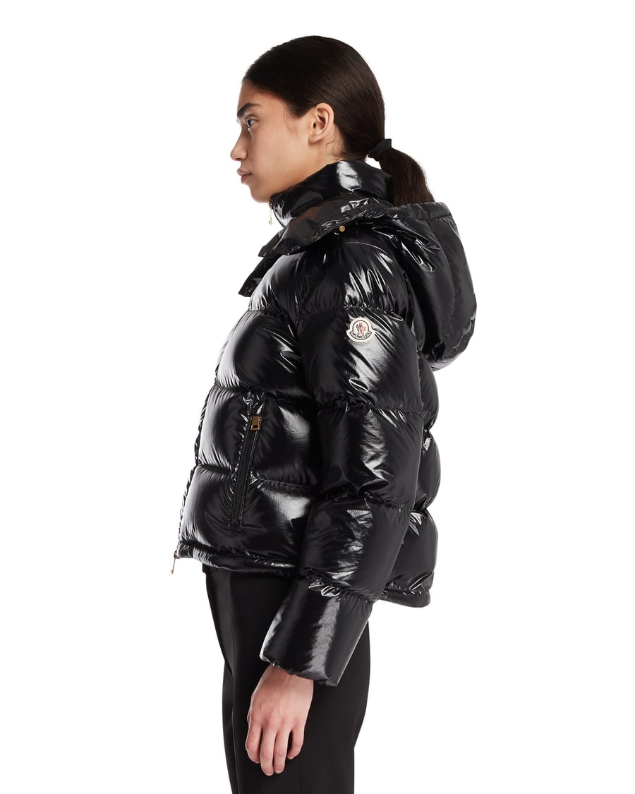 Moncler Piumino Corto Niveole In Nylon Nero, view 4