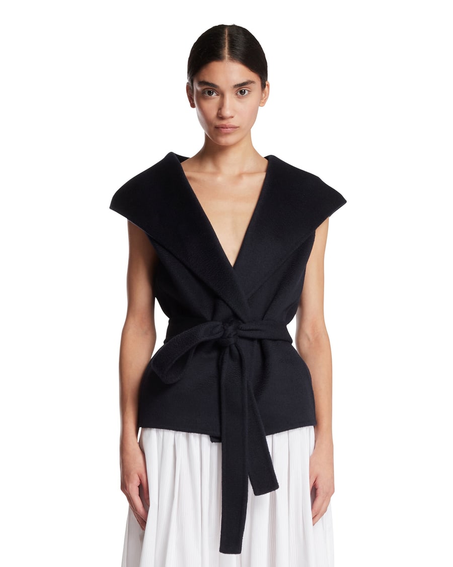 Alaïa Giacca Con Cappuccio Blu