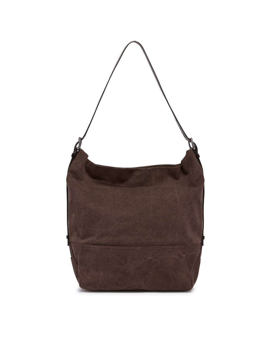 Lemaire Borsa Belted In Canvas Marrone