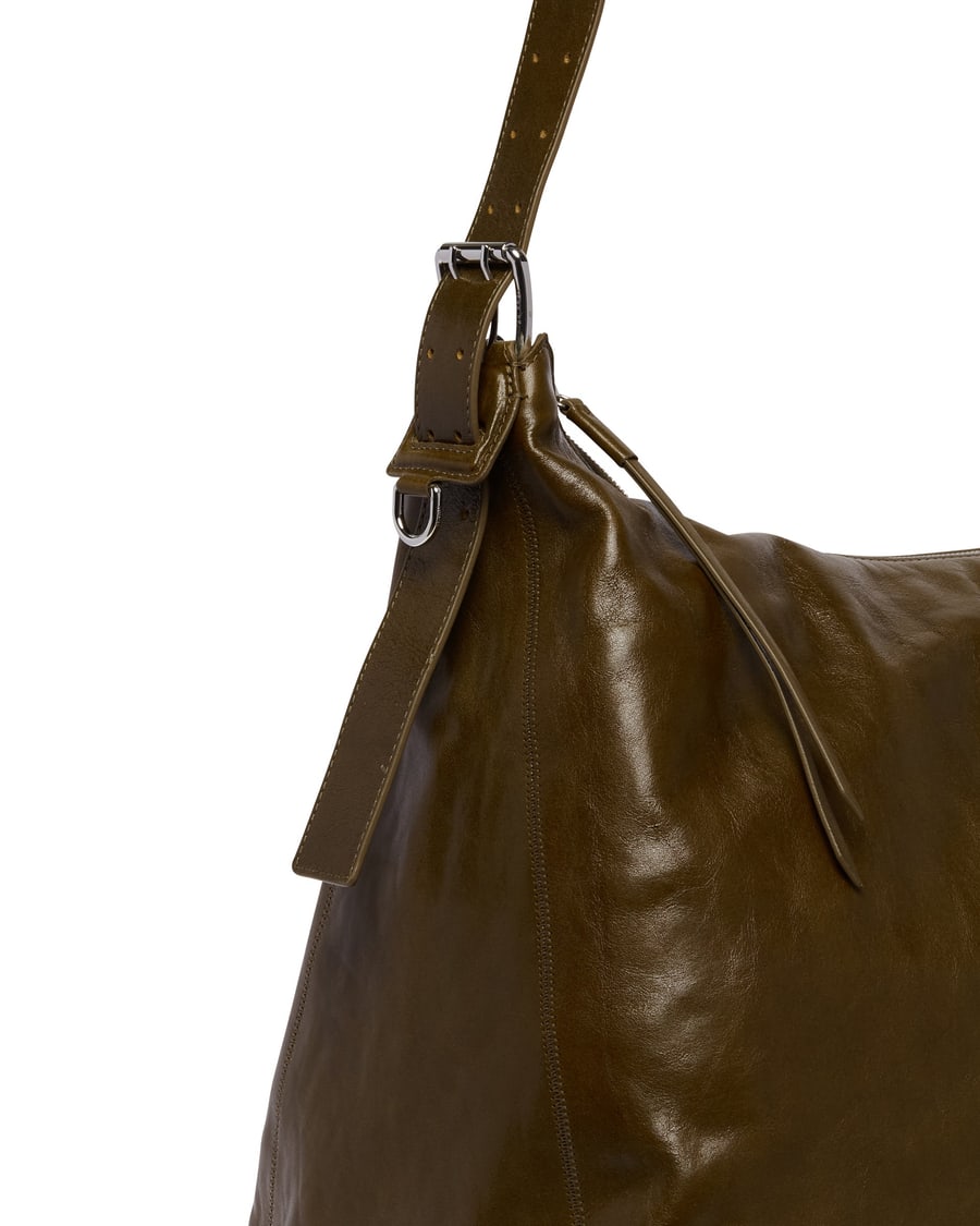 Lemaire Borsa Belted Hobo Marrone, view 4