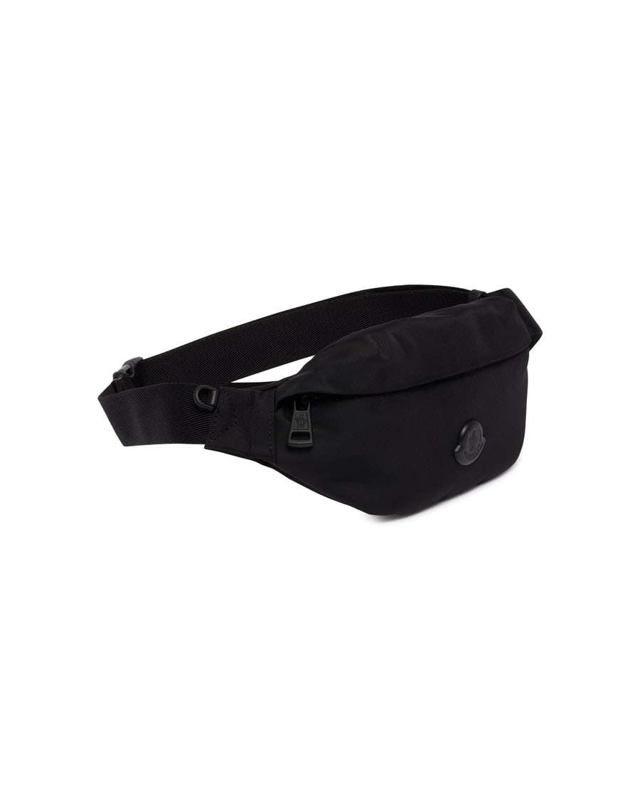 Moncler Marsupio Con Logo Nero, view 3