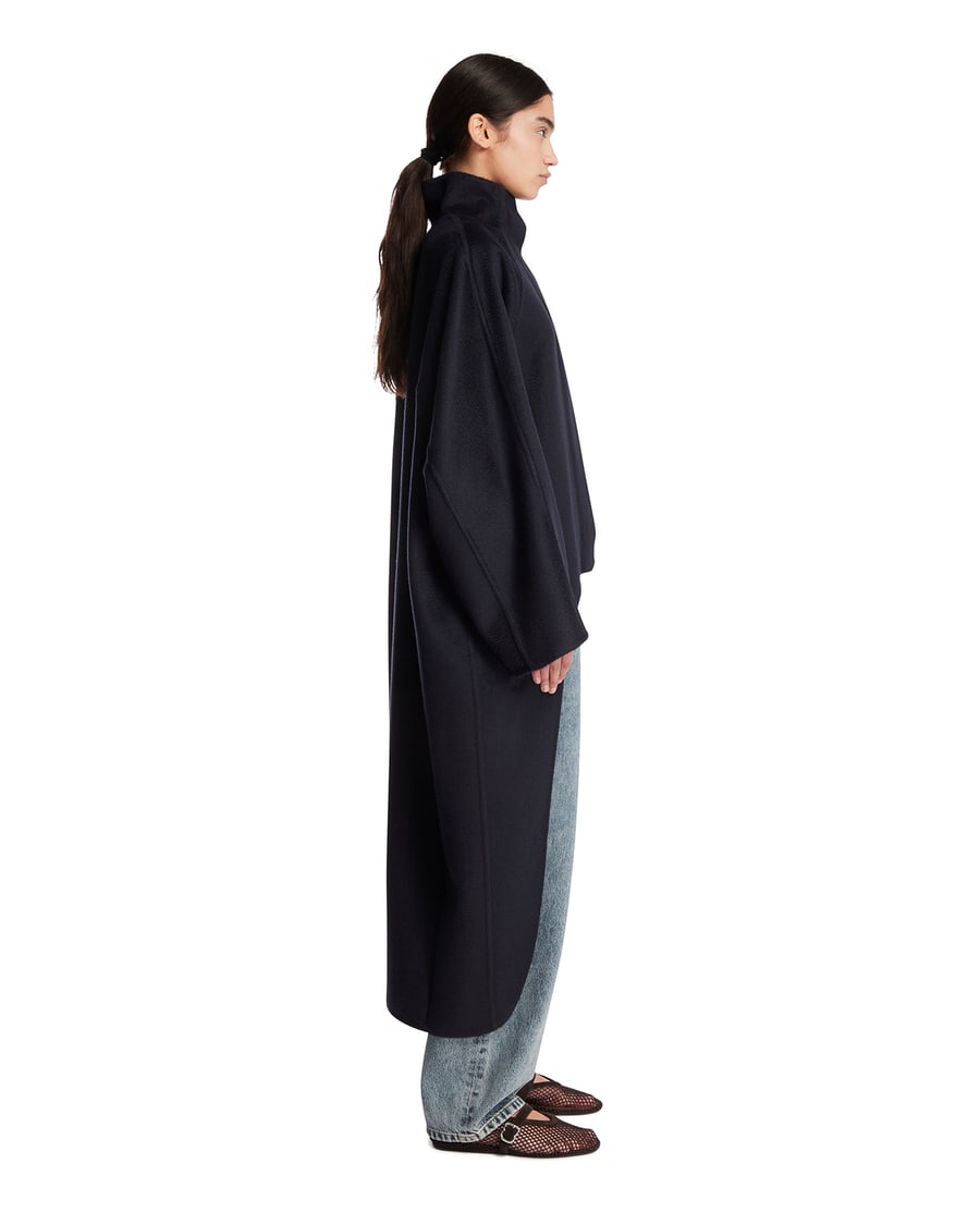 Alaïa Cappotto Asimmetrico Nero, view 4
