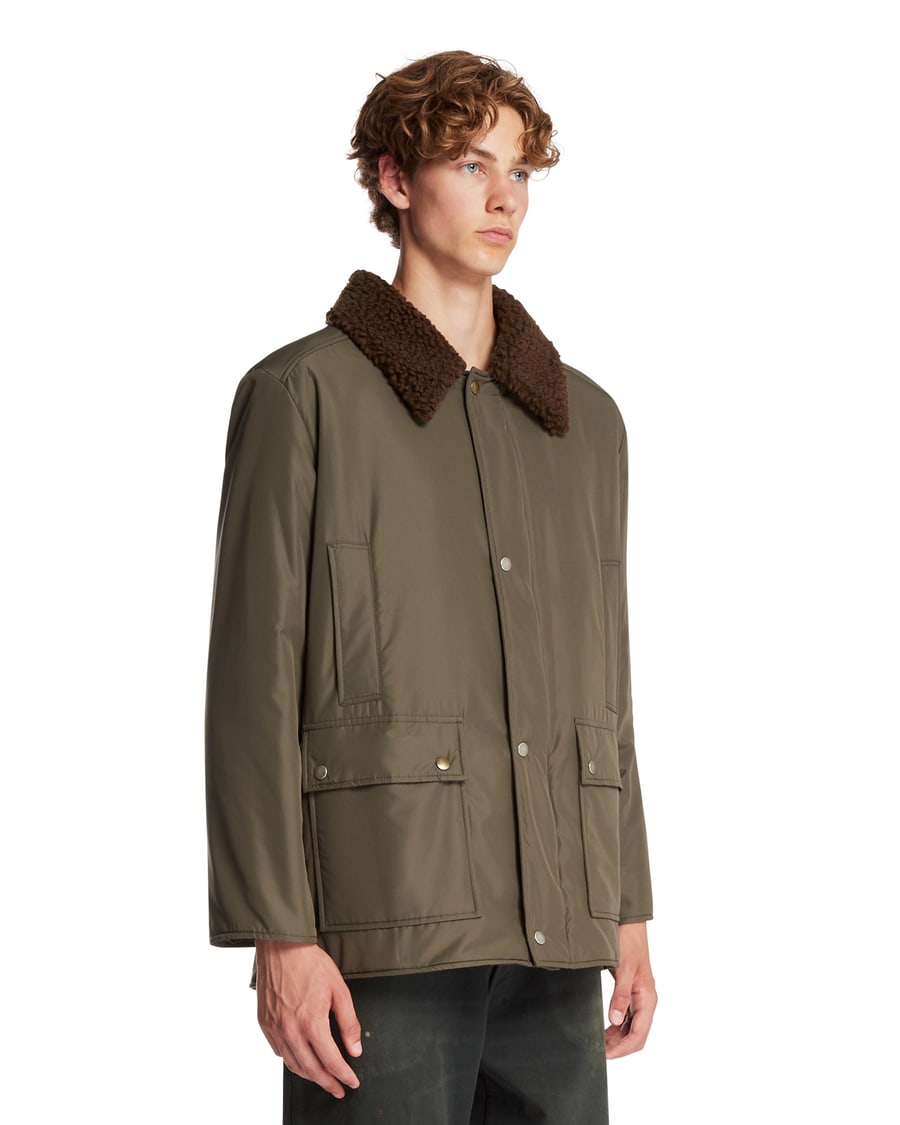 Maison Margiela Parka Jacket Shearling Verde, view 2