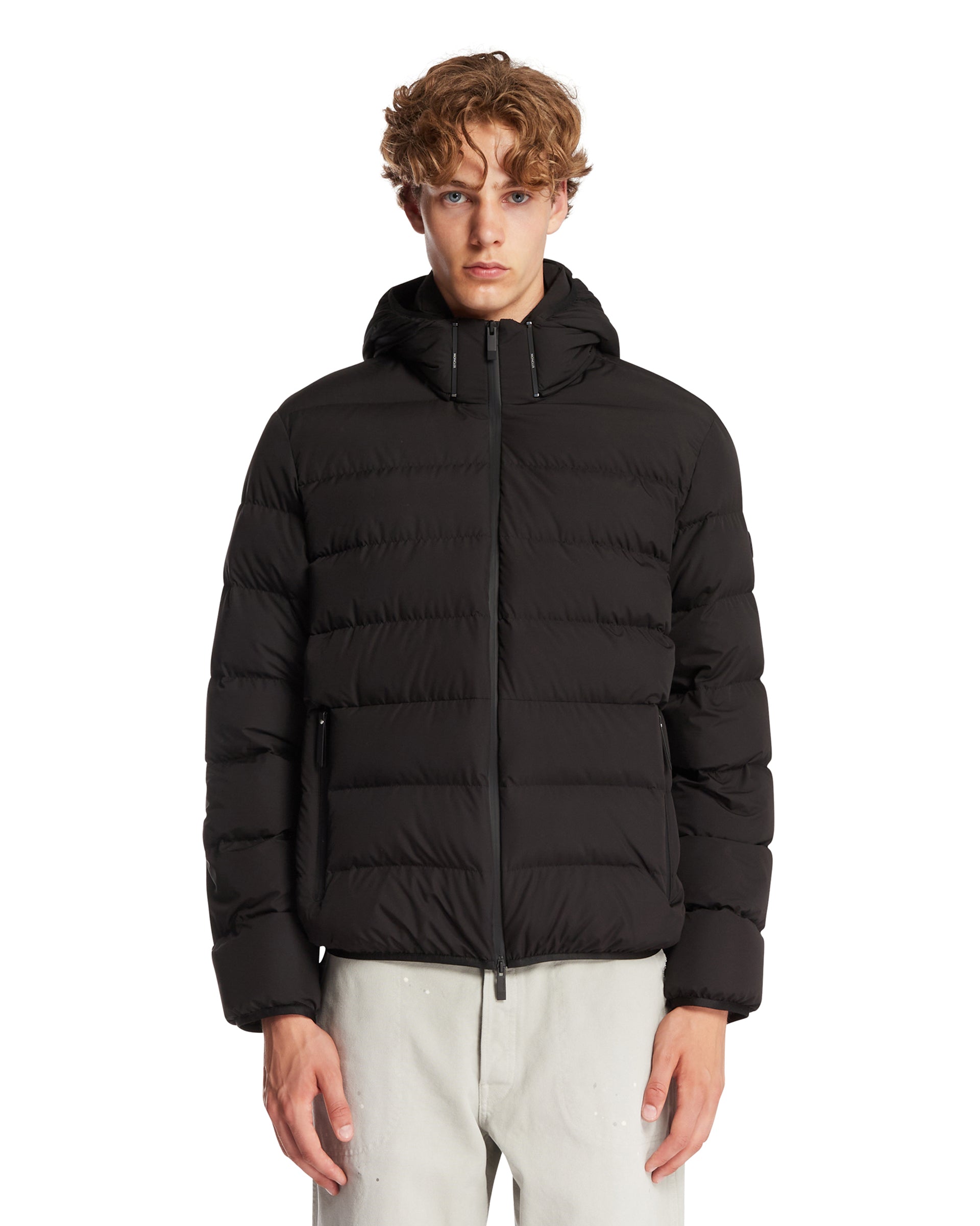 Moncler Piumino Con Cappuccio Nero