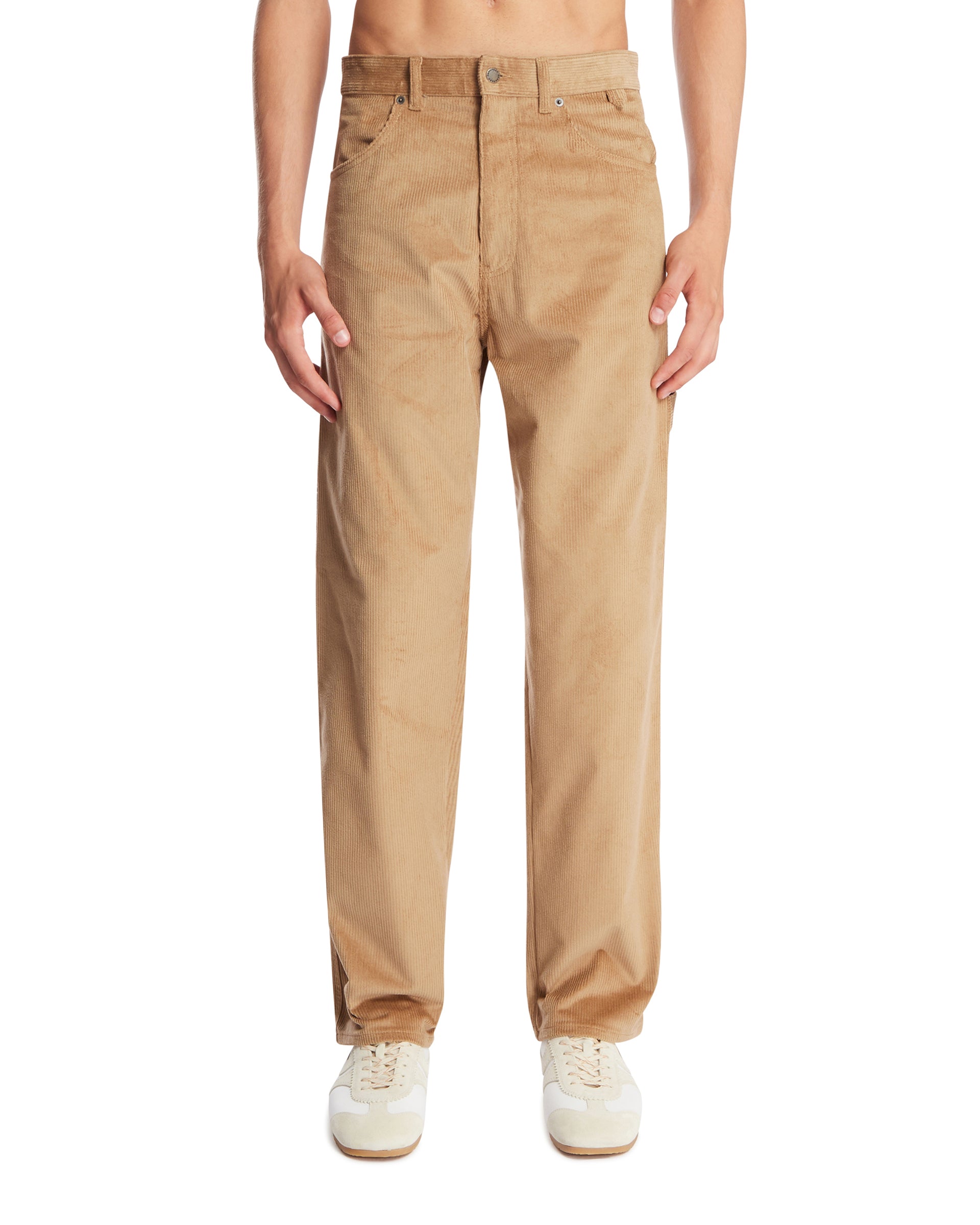 DARKPARK Pantaloni Carpenter A Costine Beige