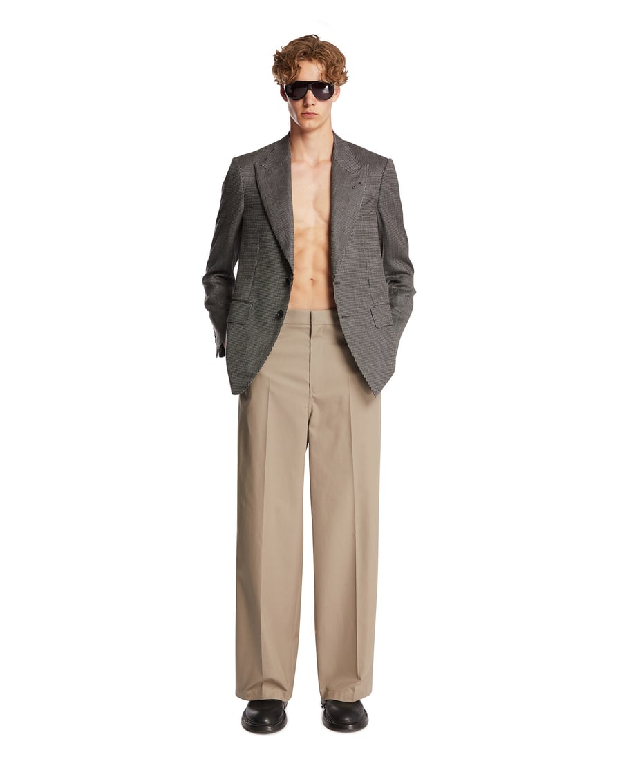 Tom Ford Giacca In Lana E Seta Nera, view 3