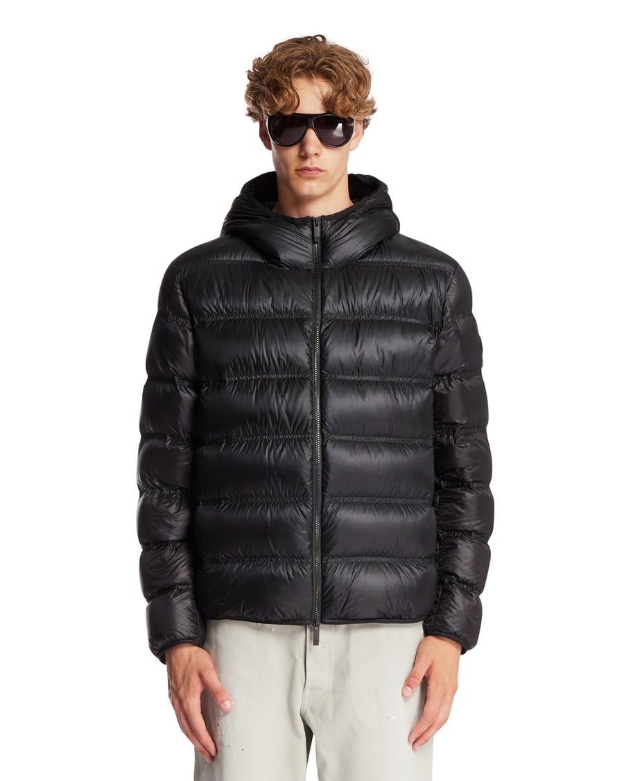 Moncler Piumino Con Cappuccio Guadiana Nero