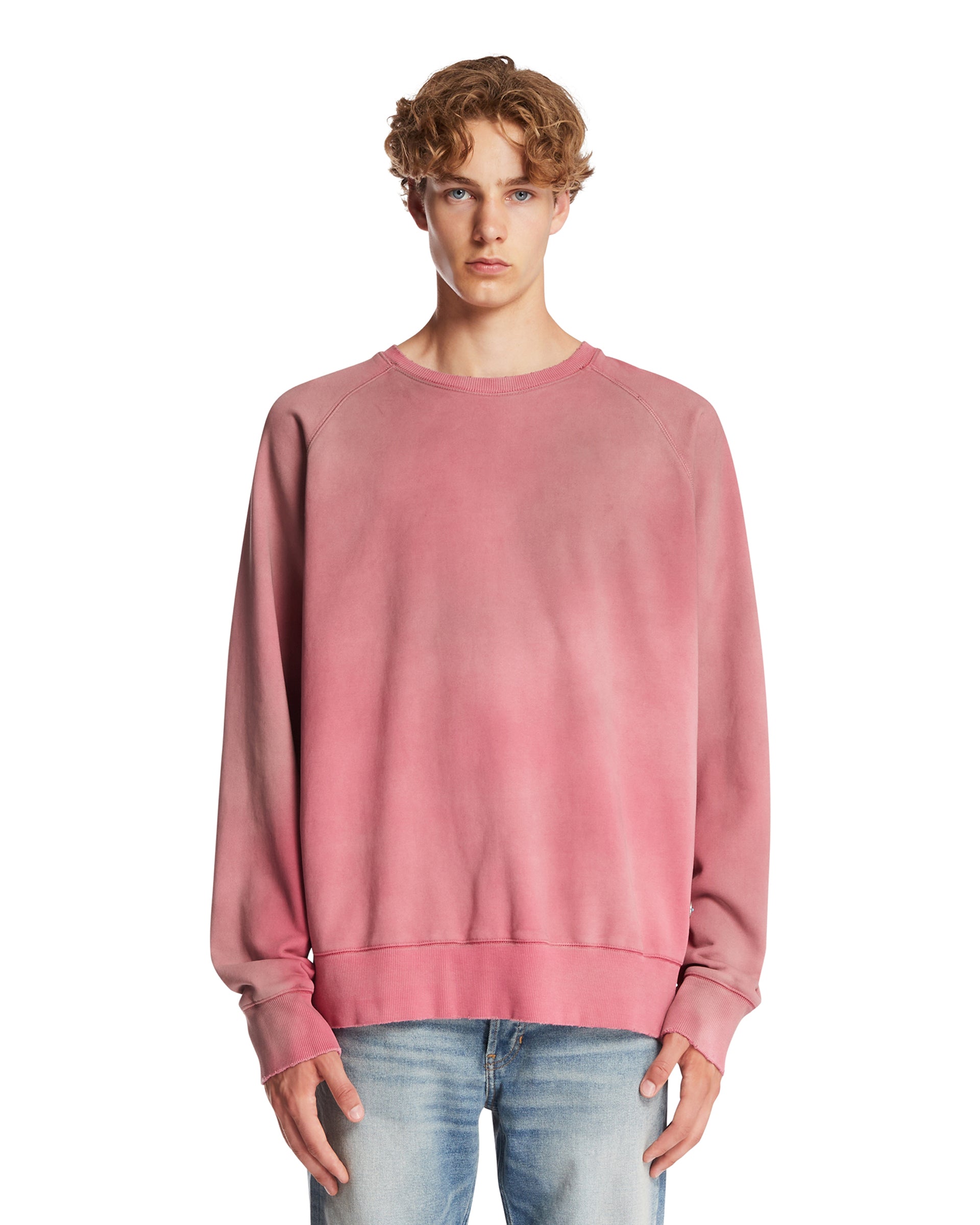 ANTIK DENIM Felpa In Cotone Rosa