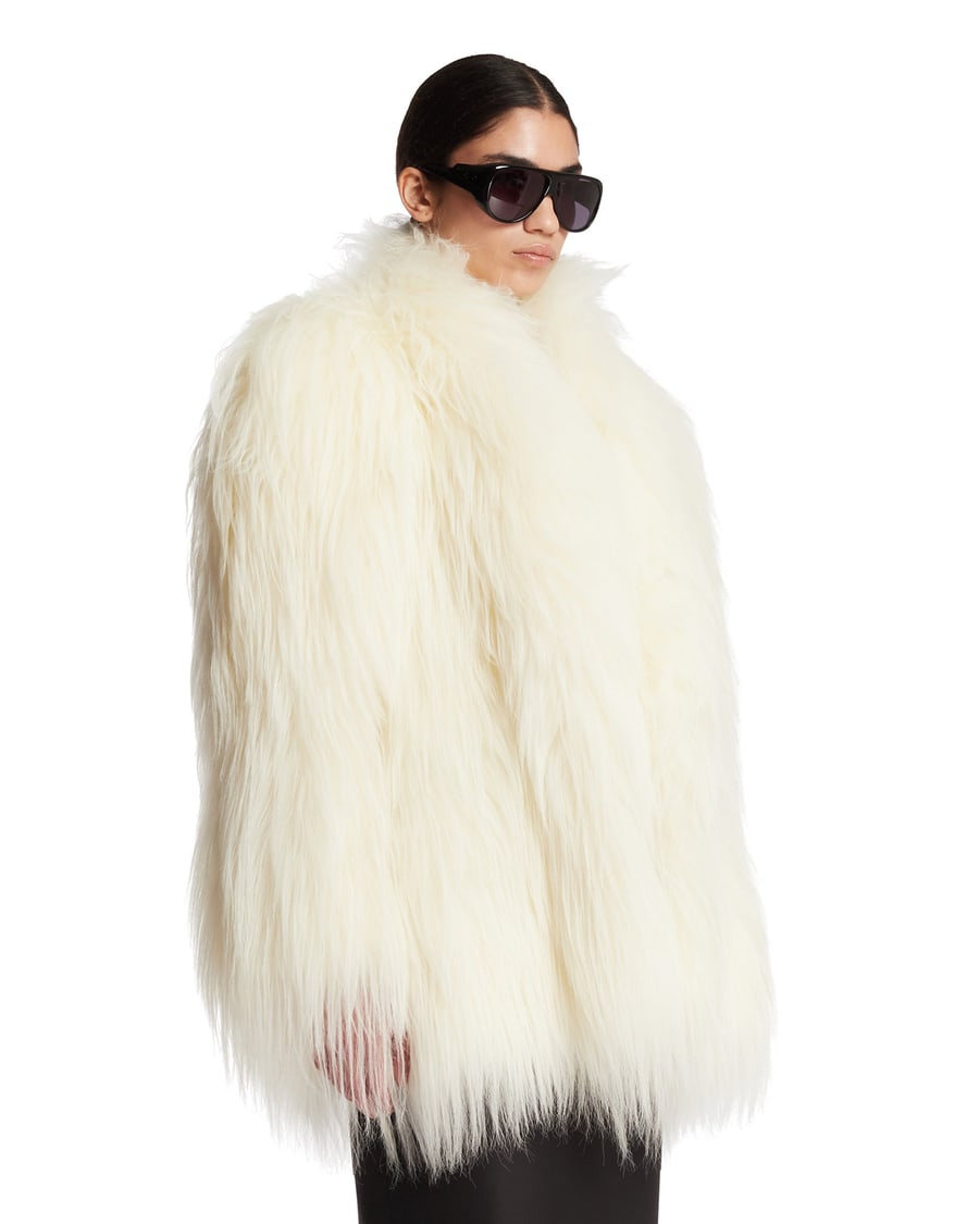 Gucci Giacca In Shearling Bianca, view 2