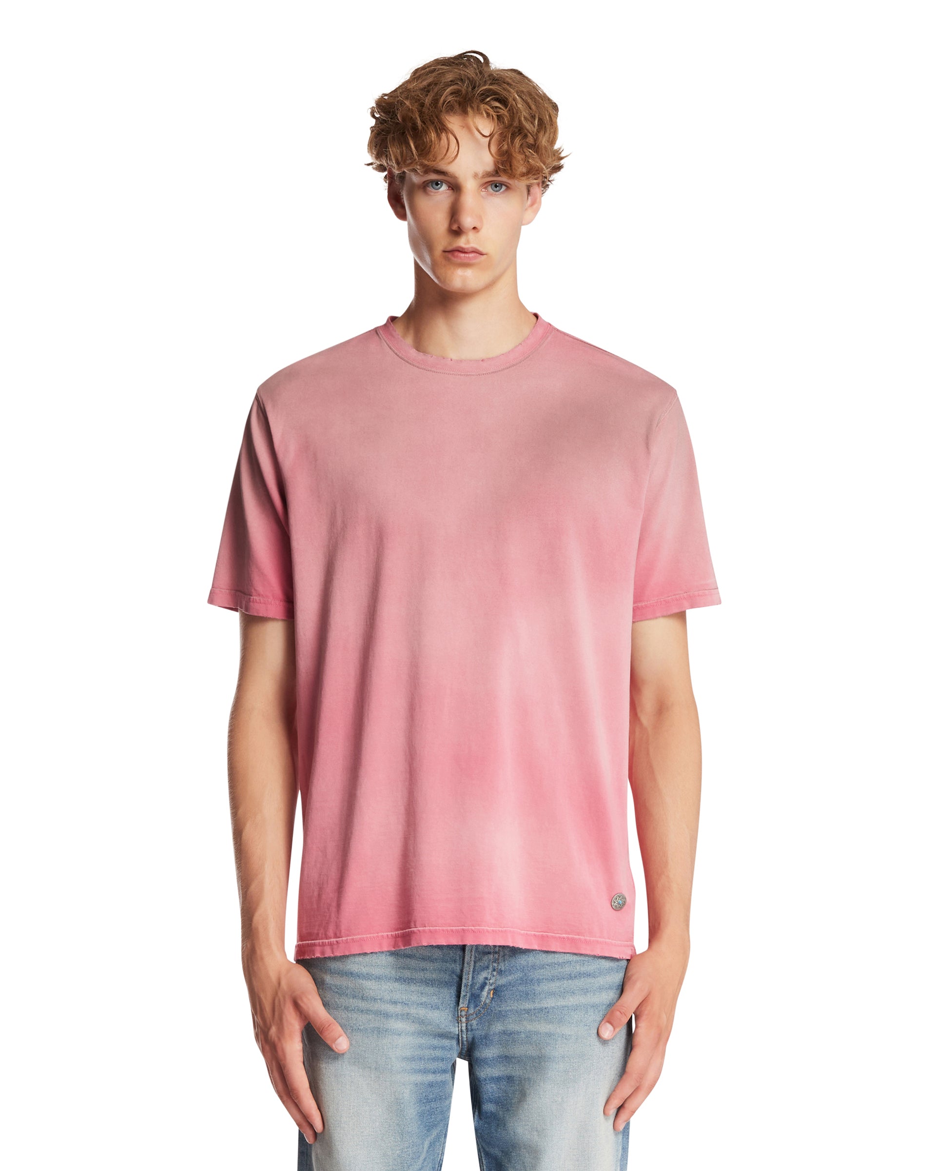 ANTIK DENIM T-Shirt Phil In Cotone Rosa