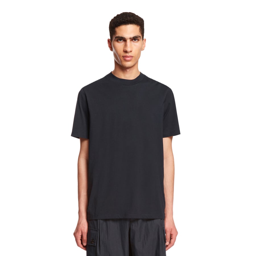 Jil Sander T-Shirt Blu Girocollo