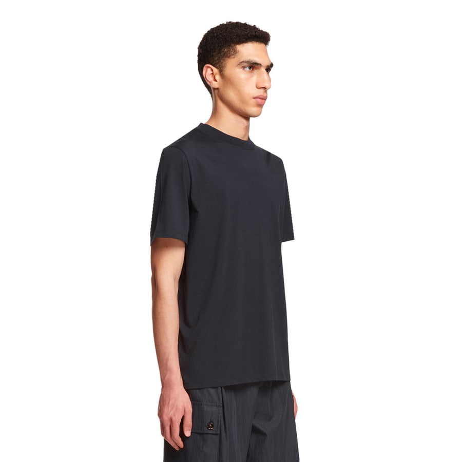Jil Sander T-Shirt Blu Girocollo, view 2