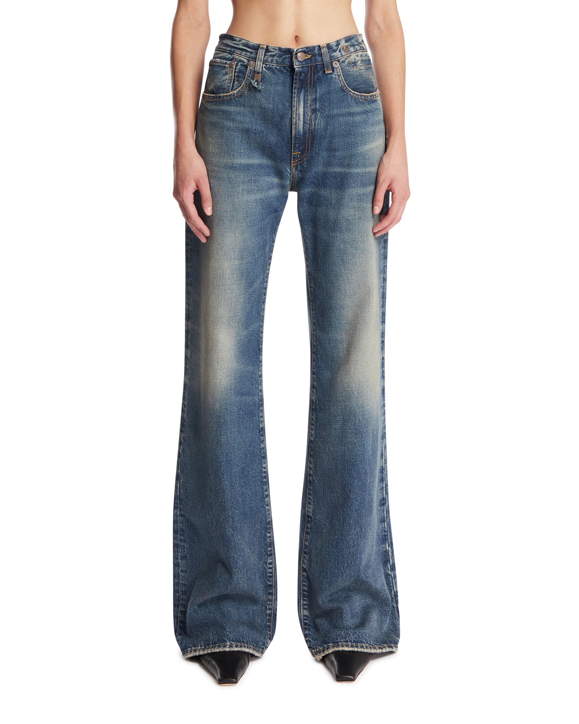 R13 Jeans Jane Blu
