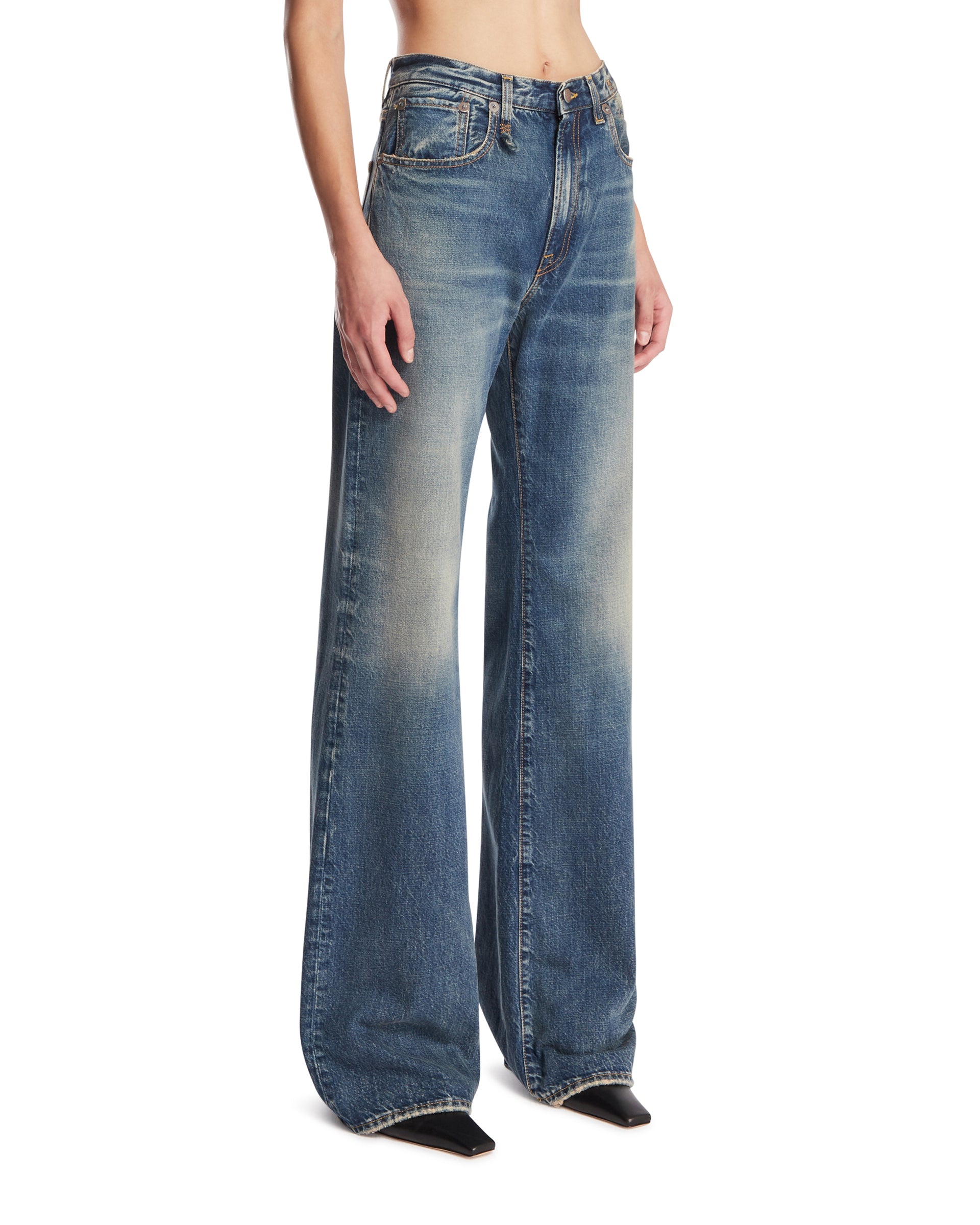 R13 Jeans Jane Blu, view 2