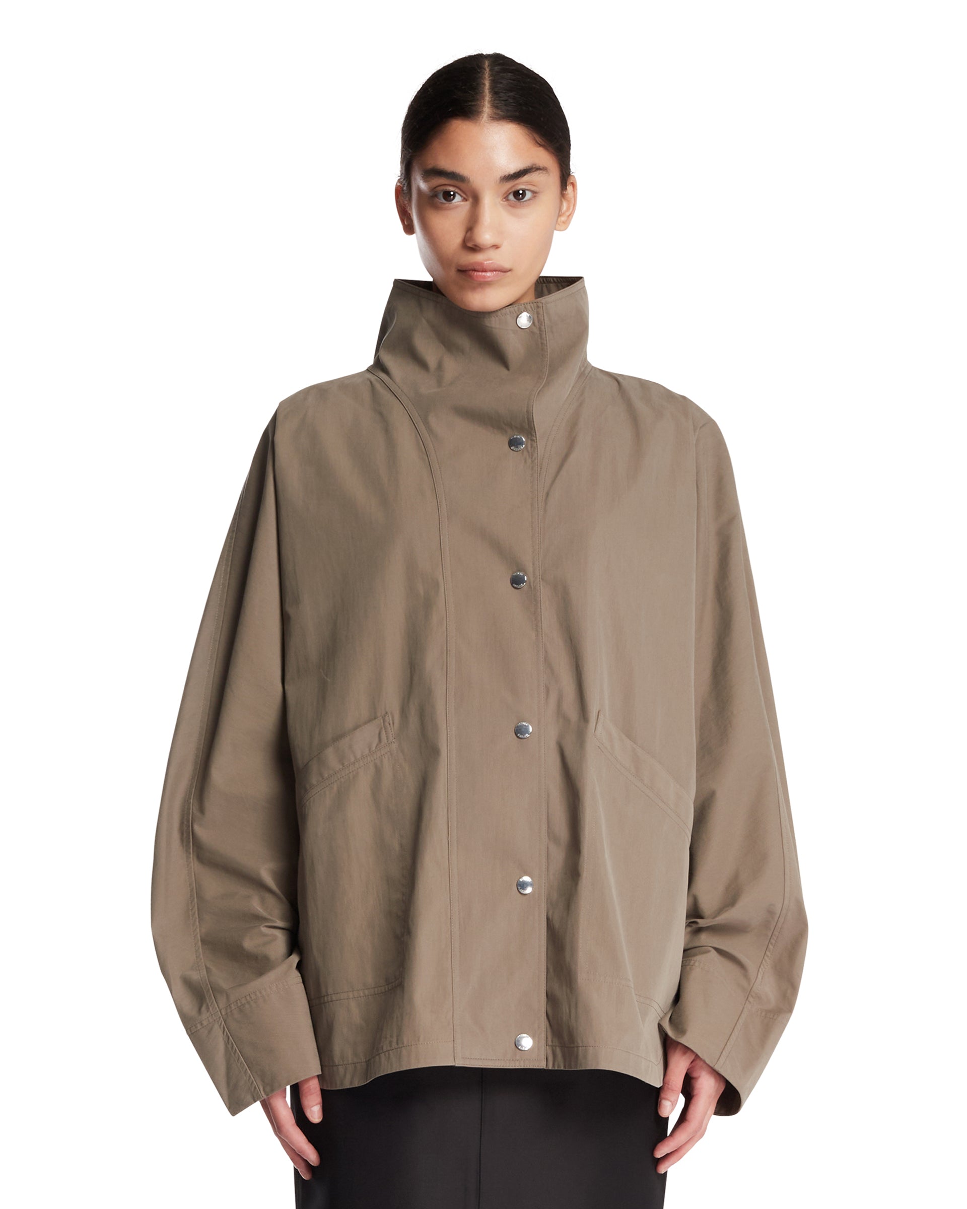 Toteme Parachute Jacket In Cotone Grigia