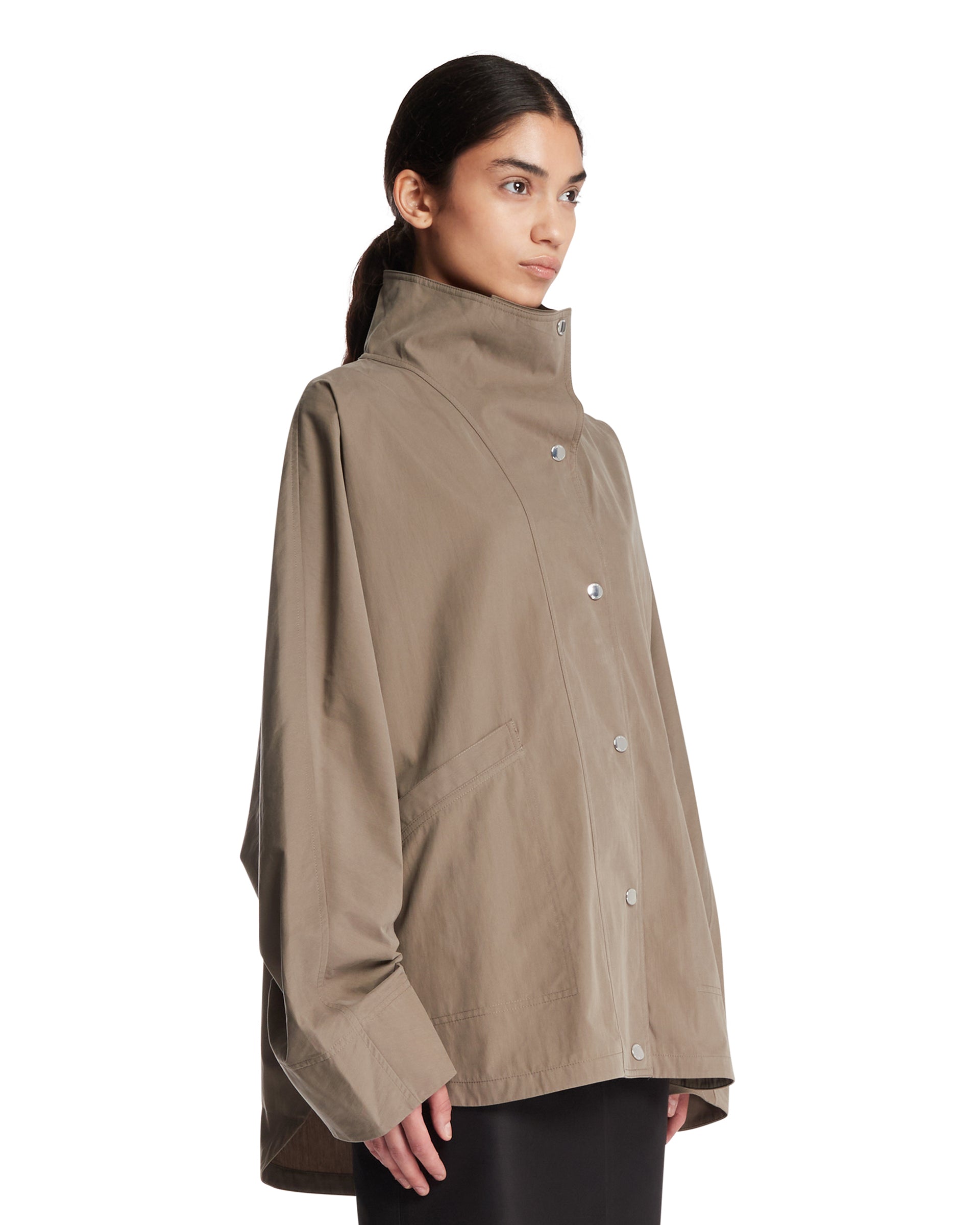Toteme Parachute Jacket In Cotone Grigia, view 2