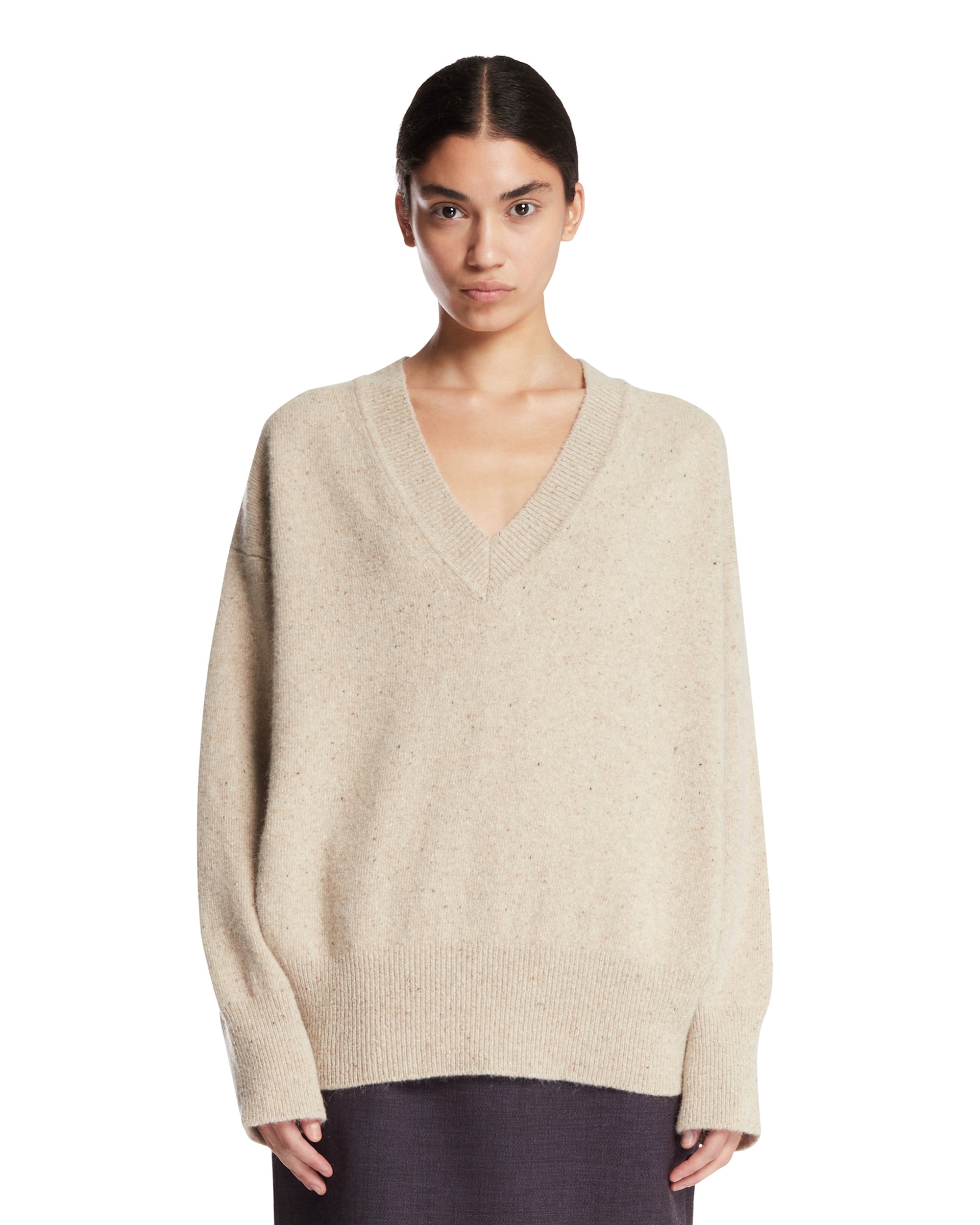 ROHE Maglione In Lana Beige