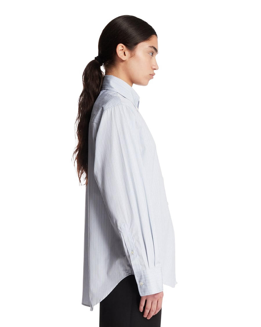ROHE Camicia In Cotone Azzurra, view 4