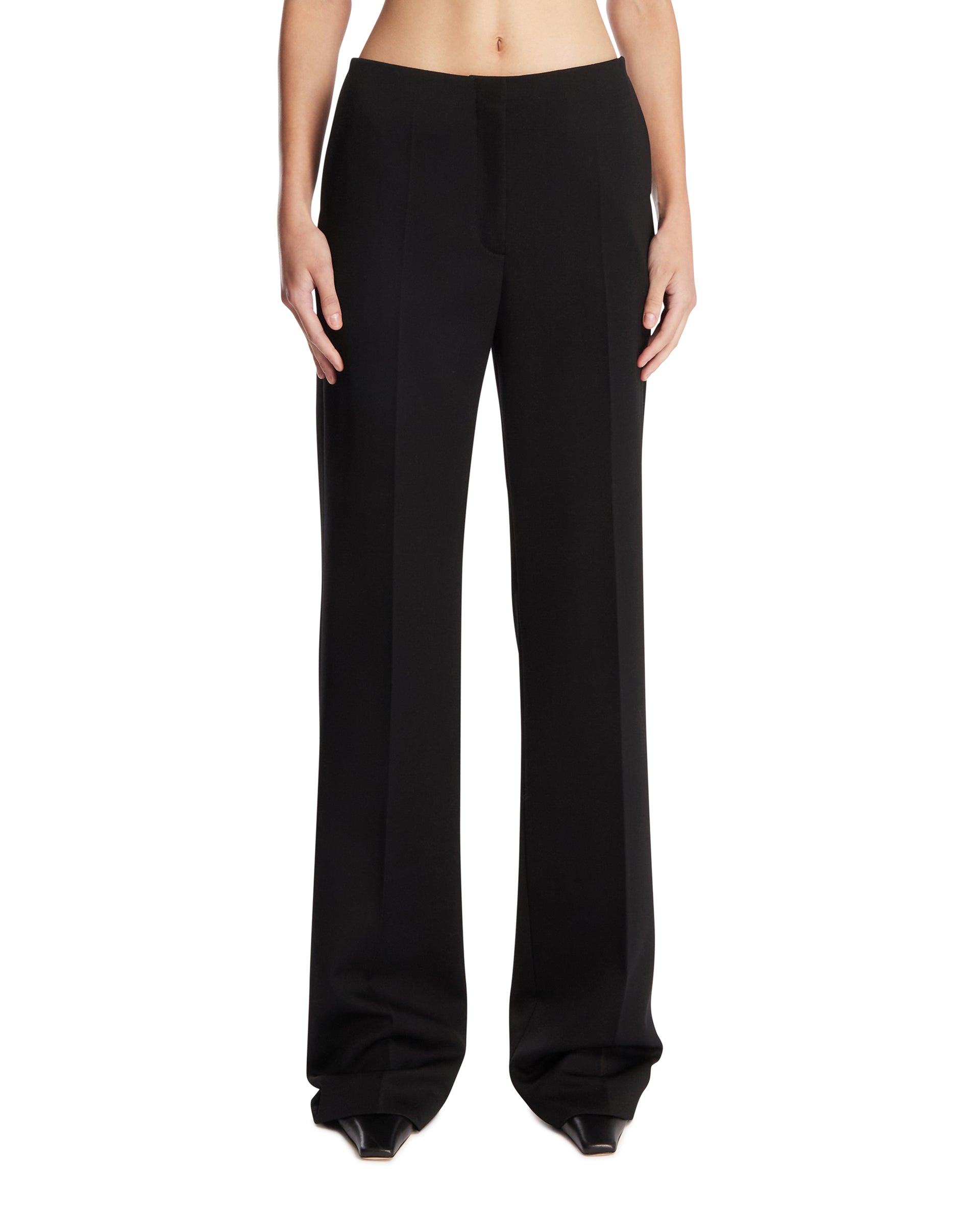 MUGLER Pantaloni In Lana Neri