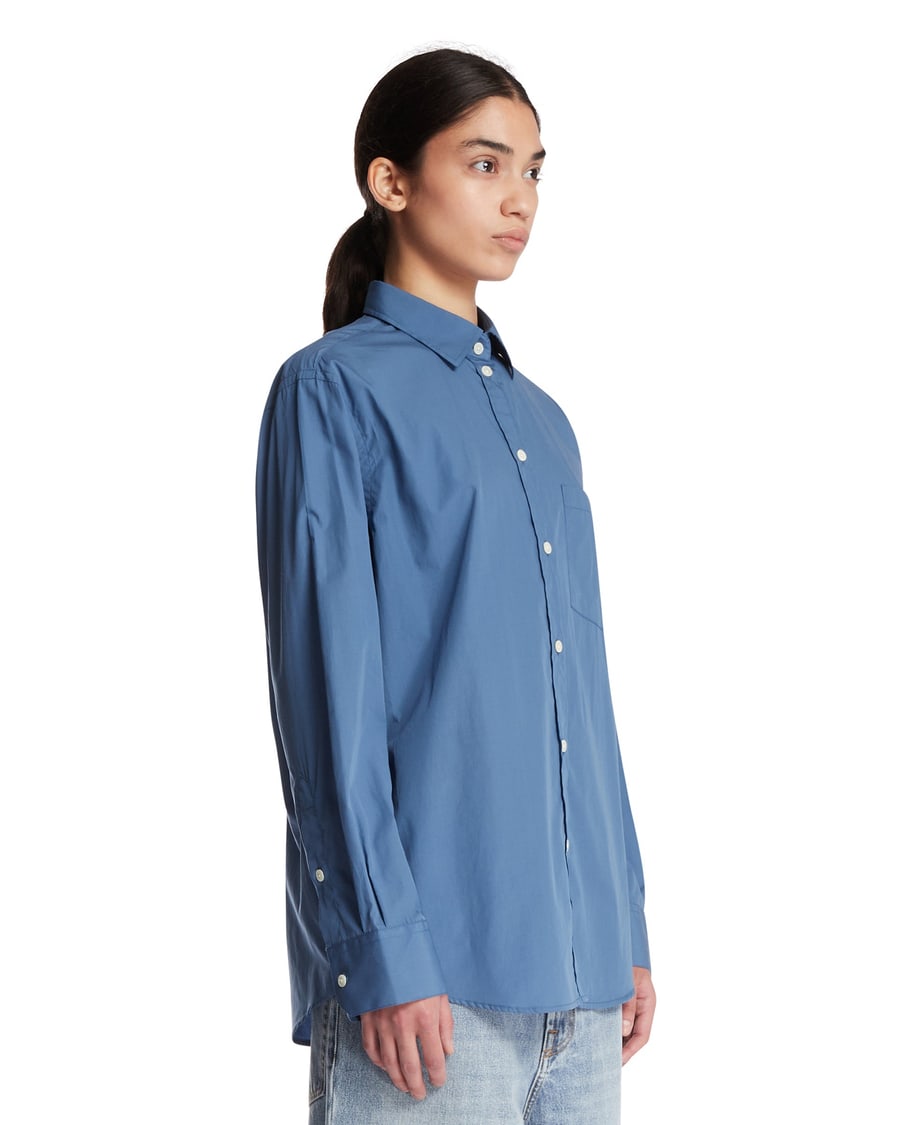 ROHE Camicia In Cotone Blu, view 2