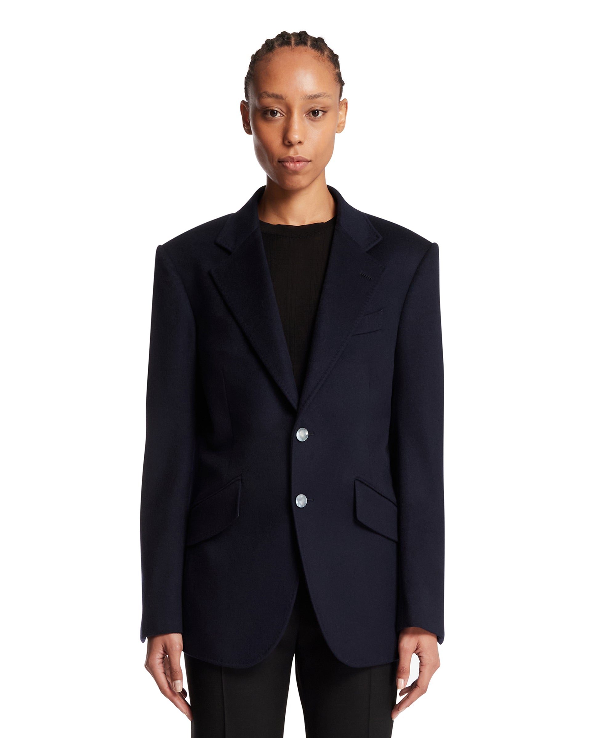 DECHAMPS Giacca In Cashmere Blu