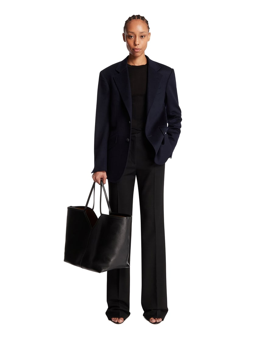 DECHAMPS Giacca In Cashmere Blu, view 3