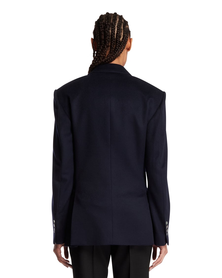DECHAMPS Giacca In Cashmere Blu, view 5
