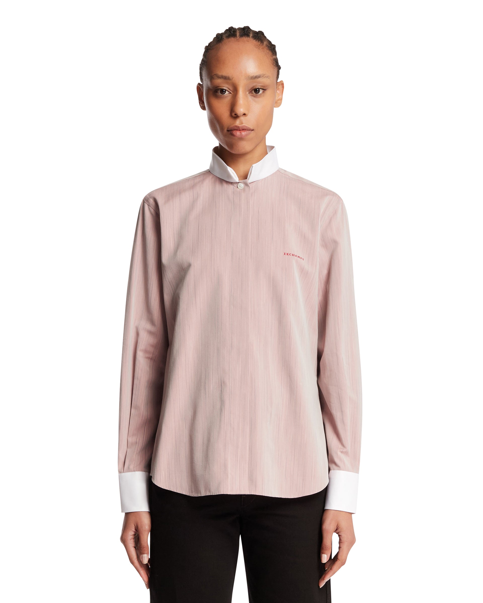 DECHAMPS Camicia con Logo Rosa