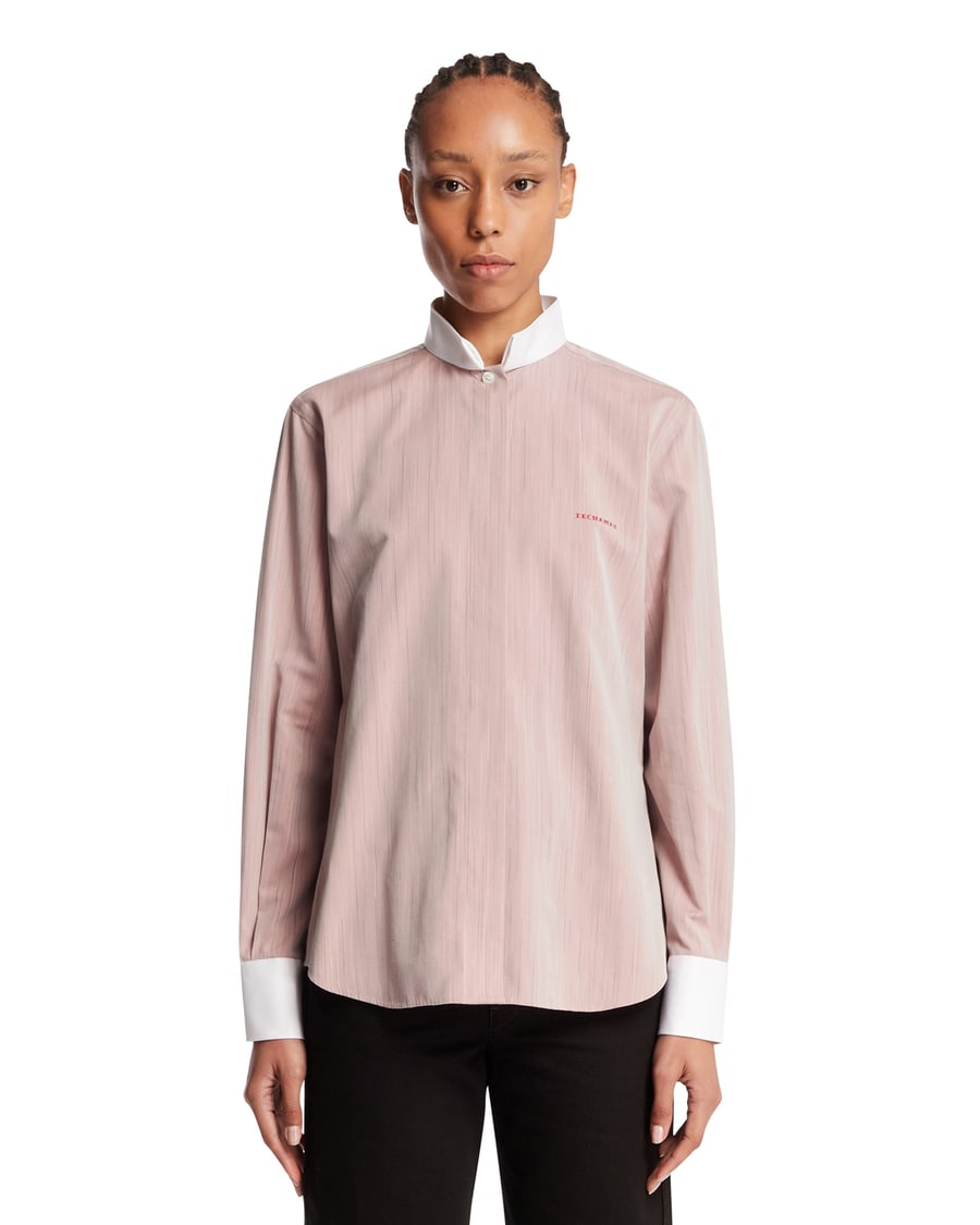 DECHAMPS Camicia con Logo Rosa