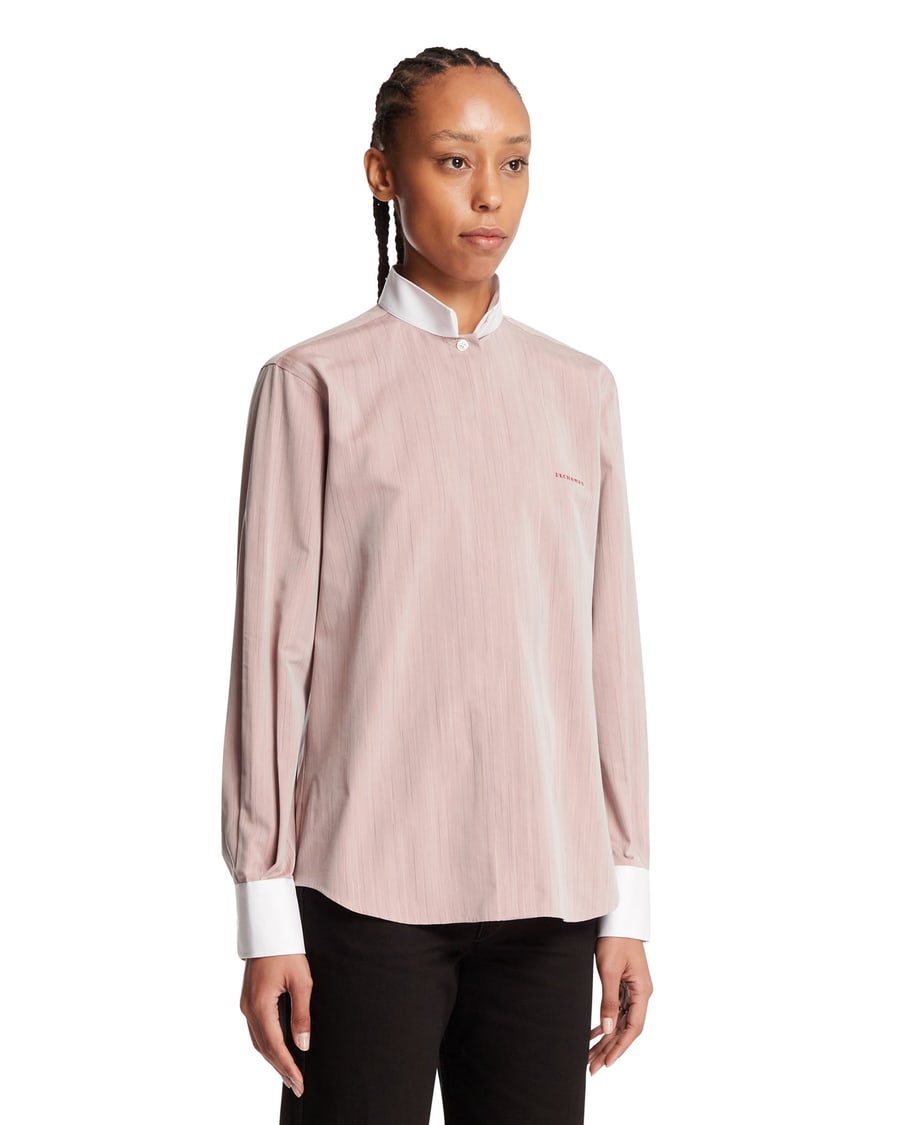 DECHAMPS Camicia con Logo Rosa, view 2